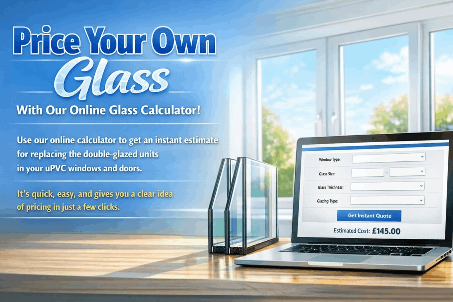 online glass calculator